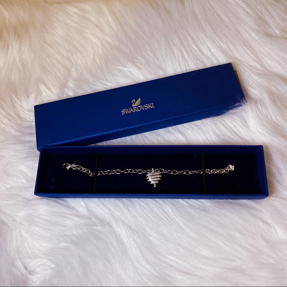 Swarovski heart bracelet